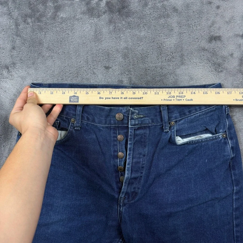 Levi's 501 Jeans Mens 34x32 Blue Original Fit Button Fly Straight Leg Denim